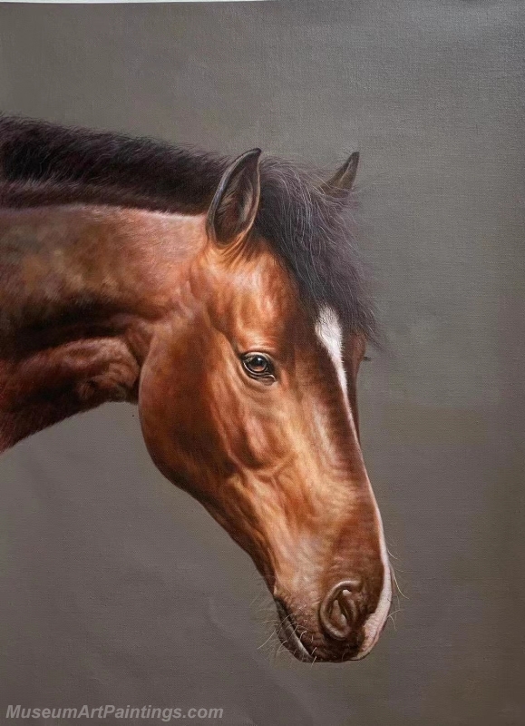 Horse Oil Paintings Horse Head NHEP03