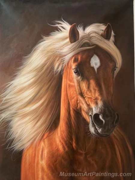 Horse Paintings Horse Head Painting HP4