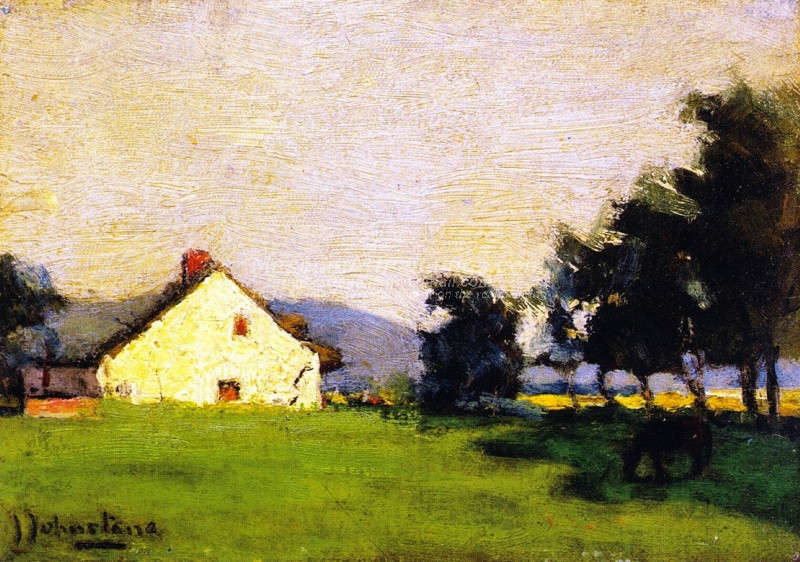 House at Saint Joachim by John Young Johnstone