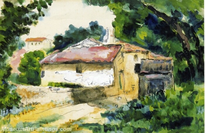 House in Provence Painting