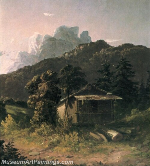 House in the Adirondacks Painting