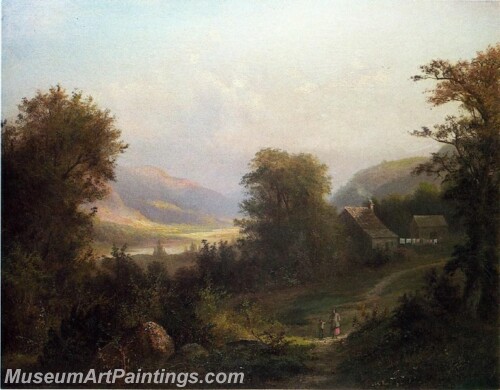 Hudson River Scene Painting