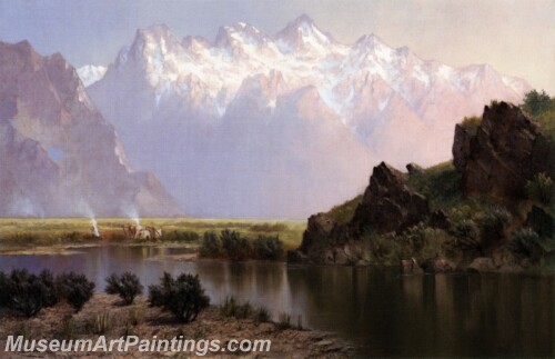 Humbolt Mountains Ruby Range Nevada Painting