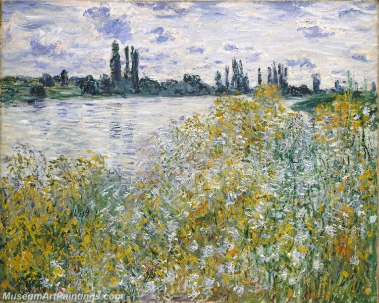 Ile aux Fleurs near Vetheuil Painting