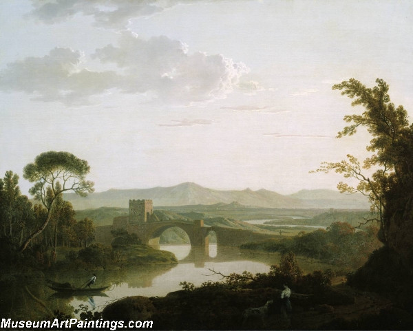 Imaginary Landscape with a Bridge in the Roman Campagna Painting