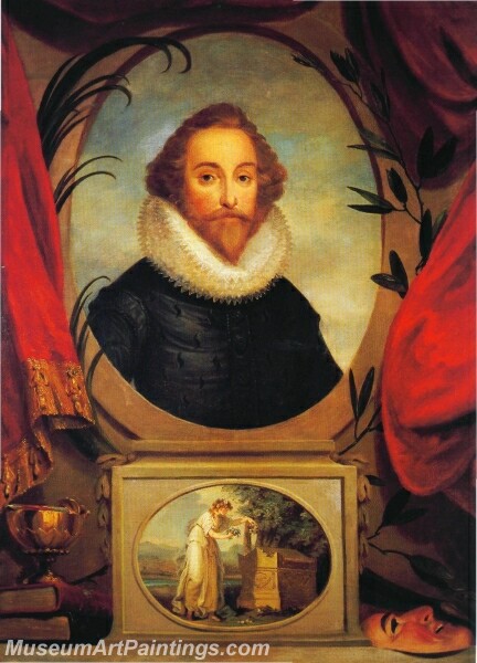 Imaginary portrait of Shakespeare Painting