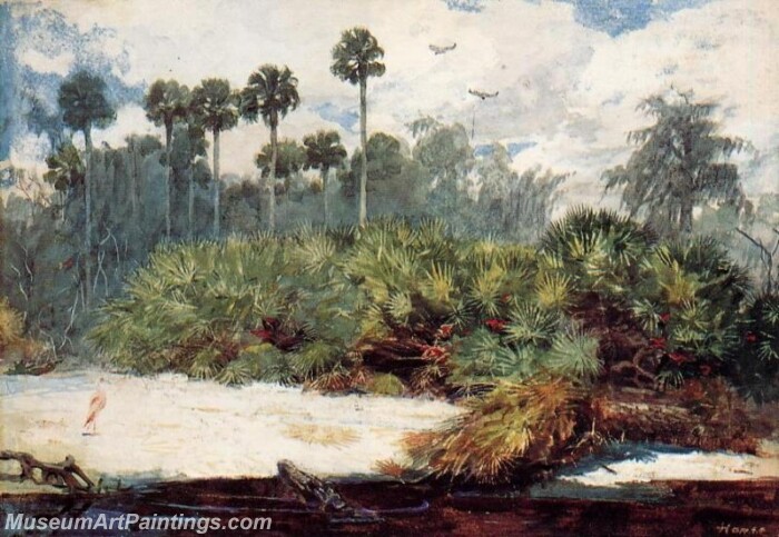 In a Florida Jungle Painting