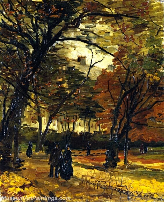 In the Bois de Boulogne Painting