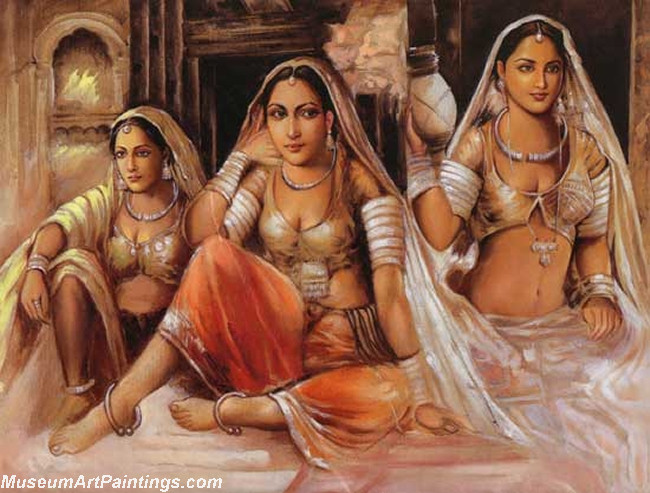 India Paintings Three Real Buty