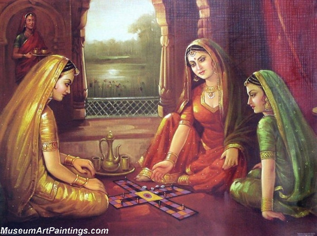 Indian Girl Paintings 006