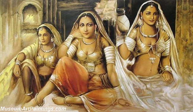 Indian Girl Paintings 009