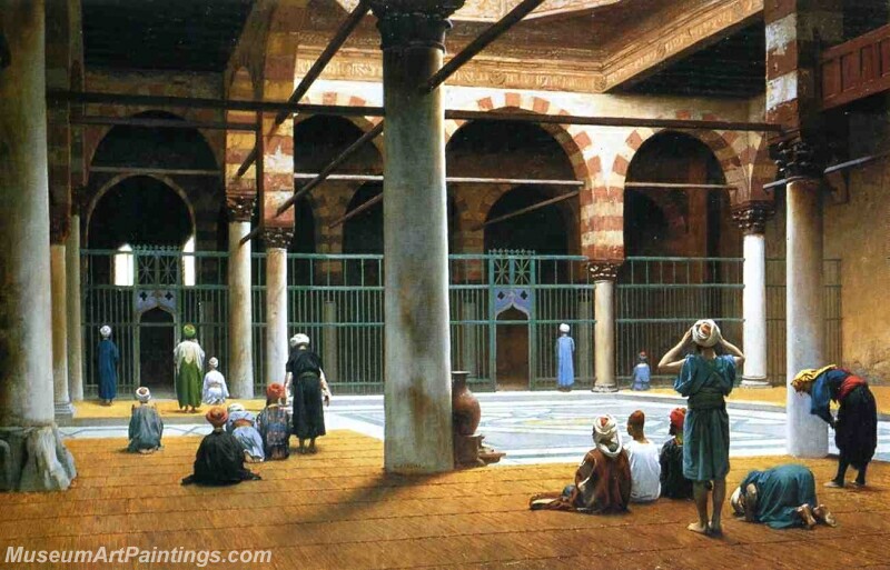 Interior of a Mosque Painting