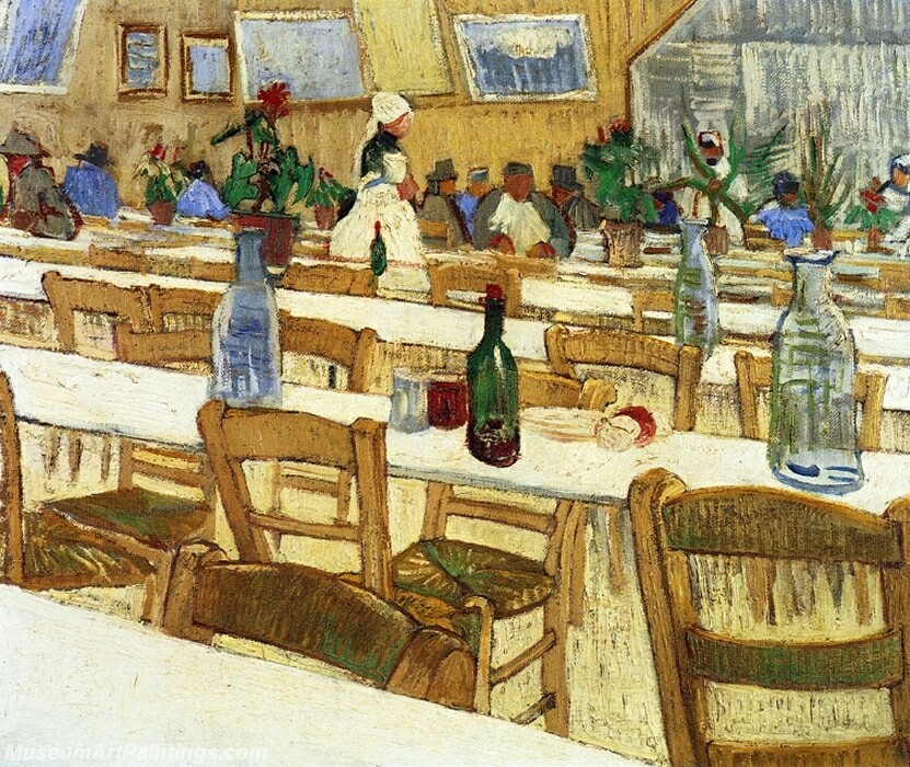 Interior of a Restaurant Painting