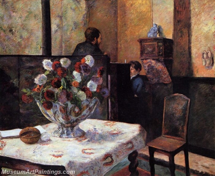 Interior of the Painters House rue Carcel Painting