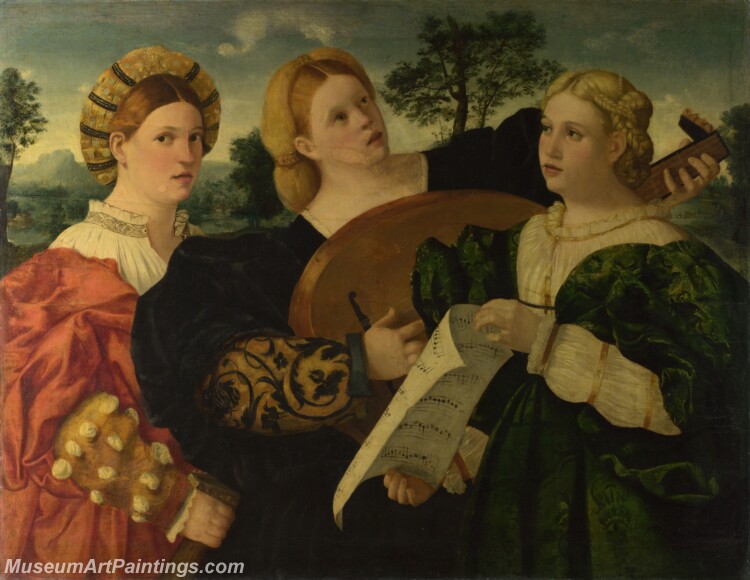 Italian Venetian A Concert Painting