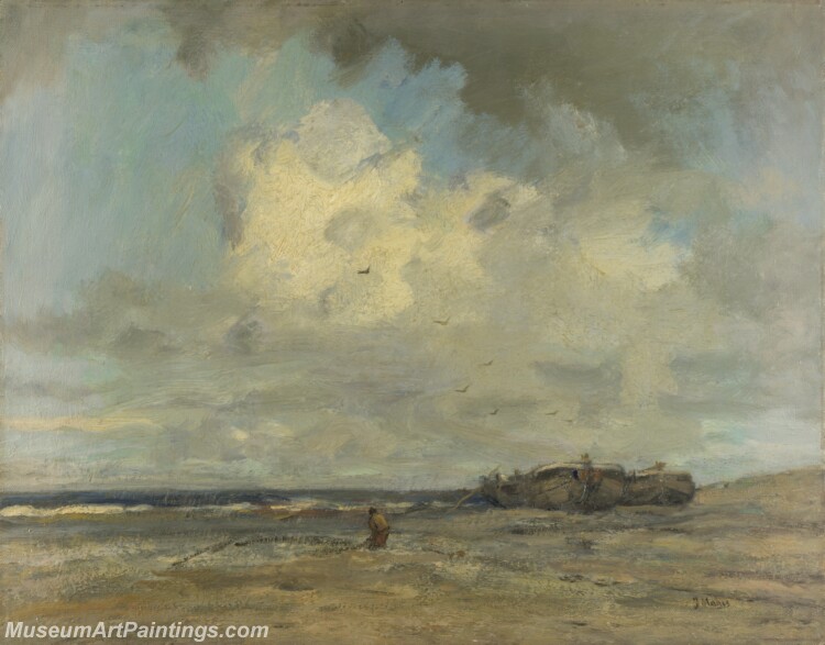 Jacob Maris A Beach Painting