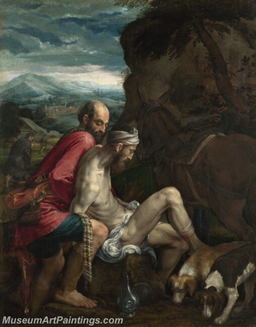 Jacopo Bassano The Good Samaritan Painting