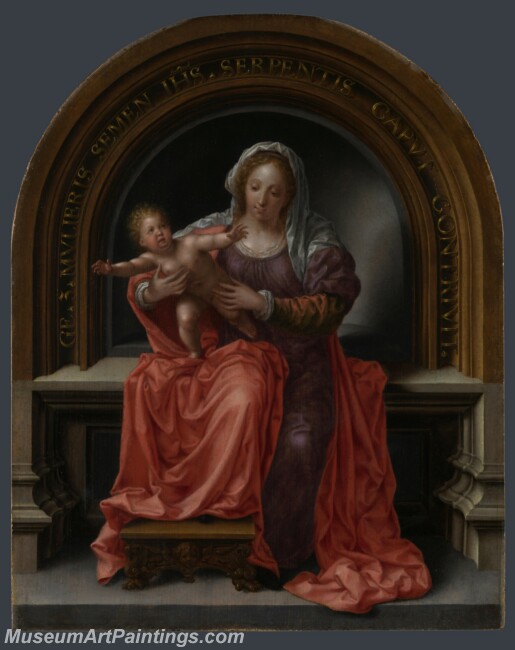 Jan Gossaert The Virgin and Child Painting