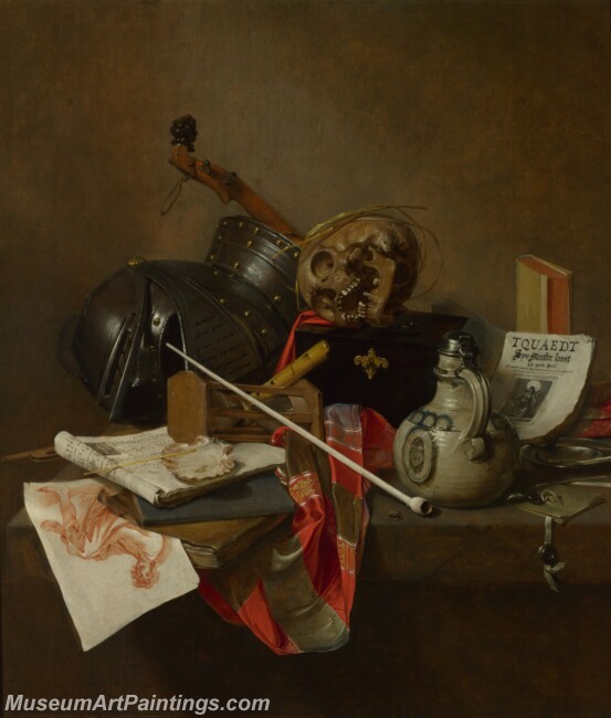 Jan Jansz Treck Vanitas Still Life Painting