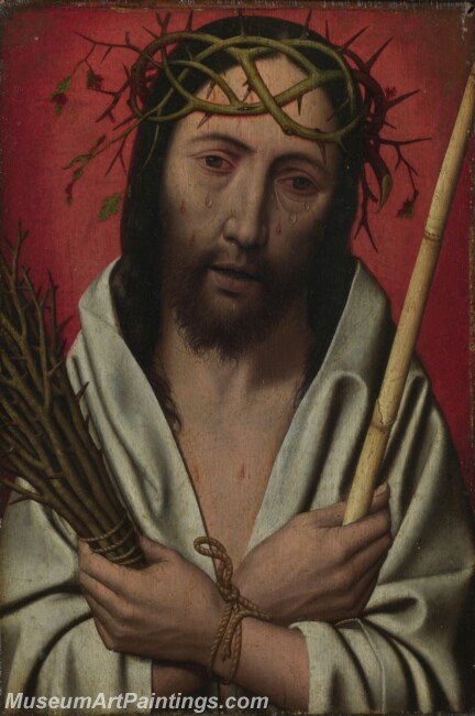 Jan Mostaert Christ Crowned with Thorns Painting