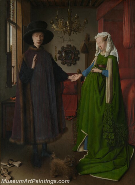 Jan van Eyck The Arnolfini Portrait Painting