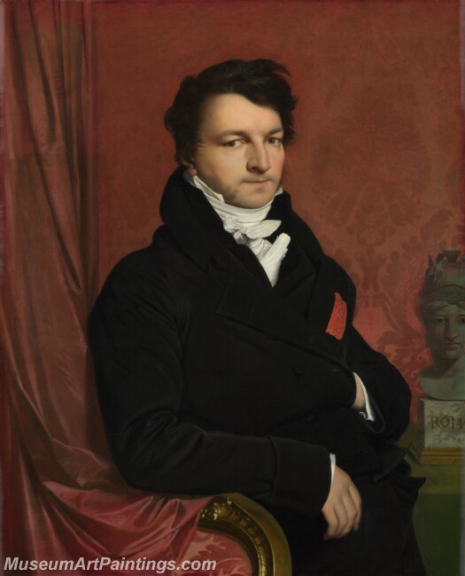 Jean Auguste Dominique Ingres Monsieur de Norvins Painting