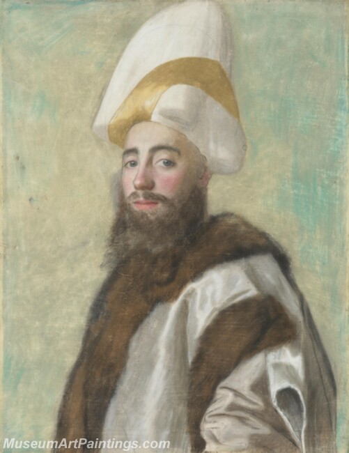 Jean Etienne Liotard Portrait of a Grand Vizir Painting