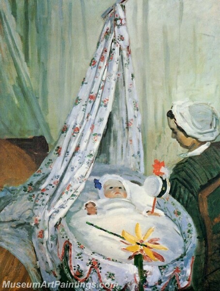 Jean Monet in His Cradle Painting