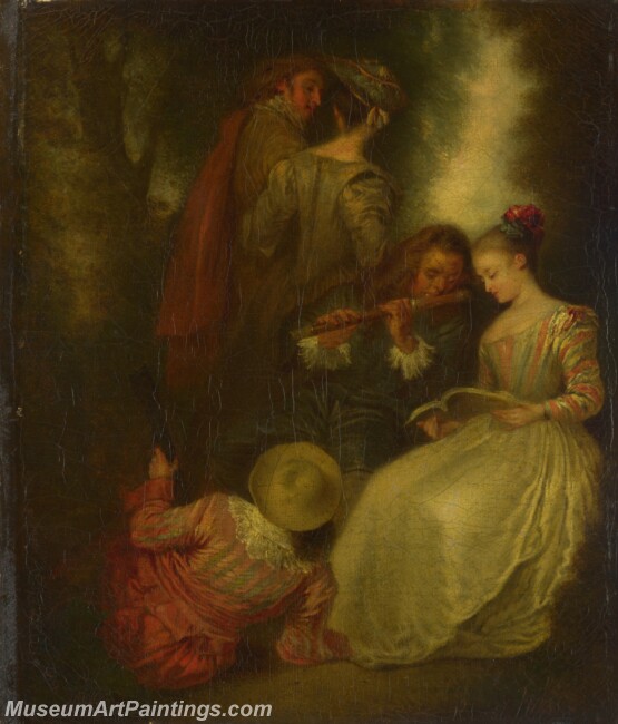 JeanAntoine Watteau Perfect Harmony Painting