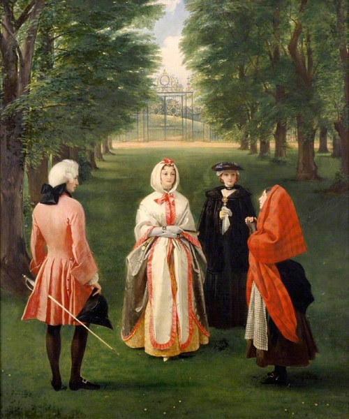 Jeanie Deans and Queen Caroline by Charles Robert Leslie