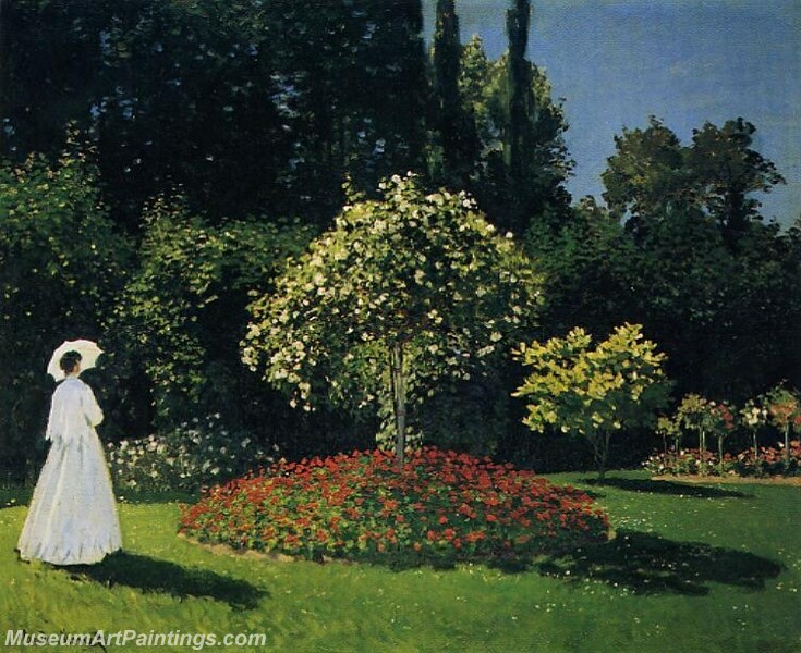 Jeanne Marguerite Lecadre in the Garden Painting