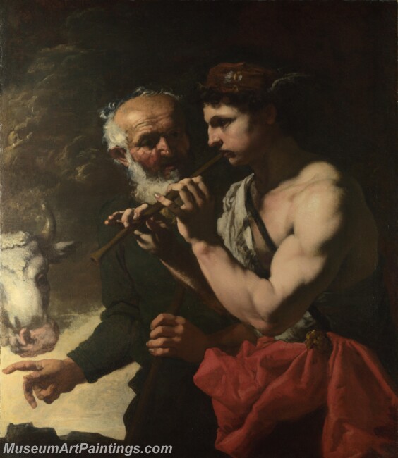 Johann Carl Loth Mercury piping to Argus Painting