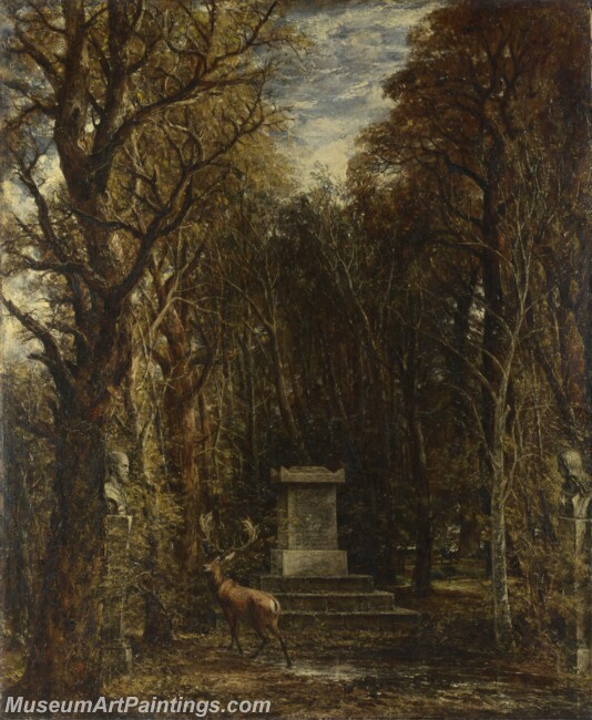 John Constable Cenotaph to Memory of Sir Joshua Reynolds Painting