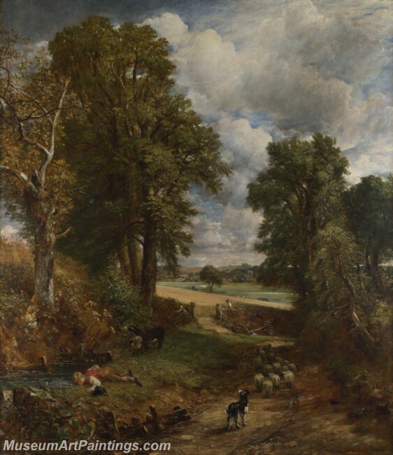 John Constable The Cornfield Painting