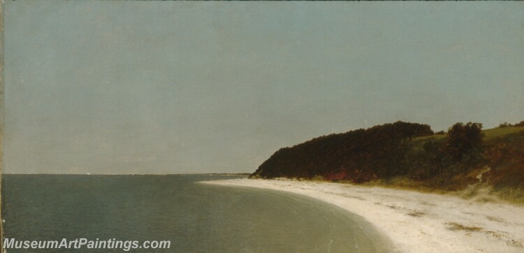 John Frederick Kensett Eatons Neck Long Island Painting