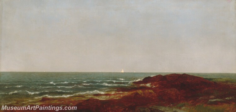 John Frederick Kensett The Sea Painting