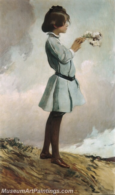 John White Alexander Geraldine Russell Painting