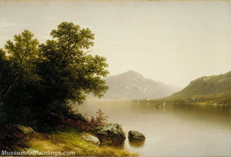 John William Casilear Lake George Painting