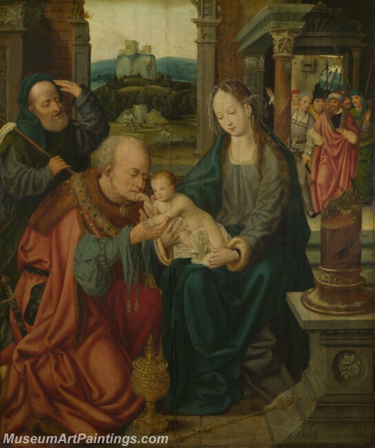 Joos van Cleve The Adoration of the Kings Painting