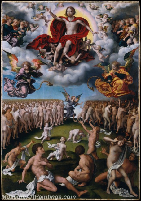 Joos van Cleve The Last Judgment Painting