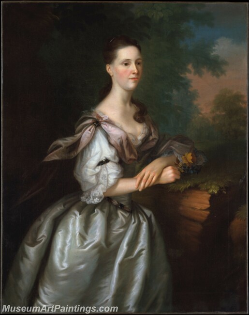 Joseph Blackburn Mrs Samuel Cutts Painting