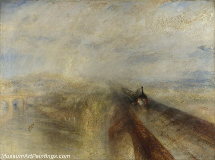 Joseph Mallord William Turner Rain Steam and Speed The Great Western Railway Painting