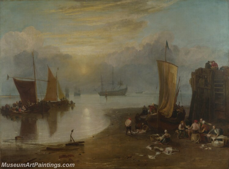 Joseph Mallord William Turner Sun Rising through Vapour Painting