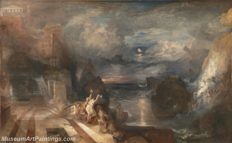 Joseph Mallord William Turner The Parting of Hero and Leander Painting