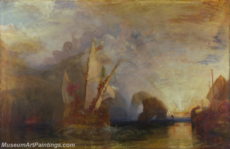 Joseph Mallord William Turner Ulysses deriding Polyphemus  Homers Odyssey Painting