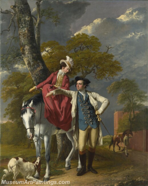 Joseph Wright of Derby Mr and Mrs Thomas Coltman Painting