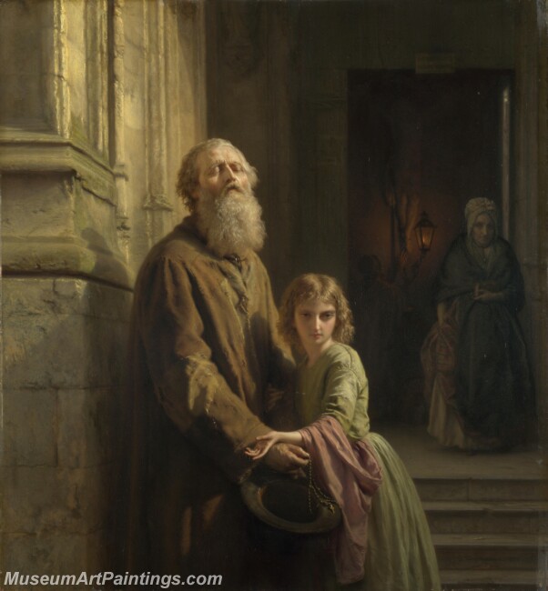 Josephus Laurentius Dyckmans The Blind Beggar Painting