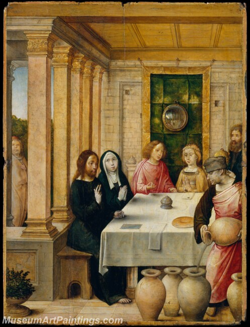 Juan de Flandes The Marriage Feast at Cana Painting