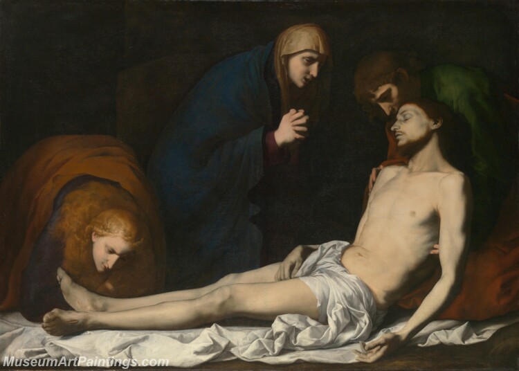 Jusepe de Ribera The Lamentation over Dead Christ Painting