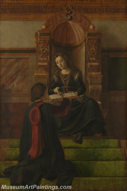 Justus of Ghent and workshop Rhetoric Painting